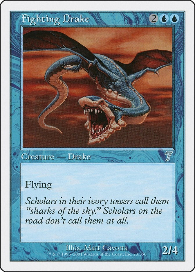 Fighting Drake (73) [7ED] - MTG Single