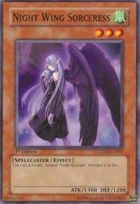 Night Wing Sorceress (25) (CRMS) - YuGiOh Single