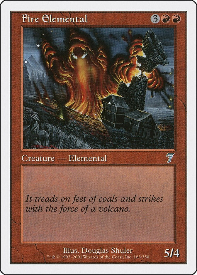 Fire Elemental (183) [7ED] - MTG Single