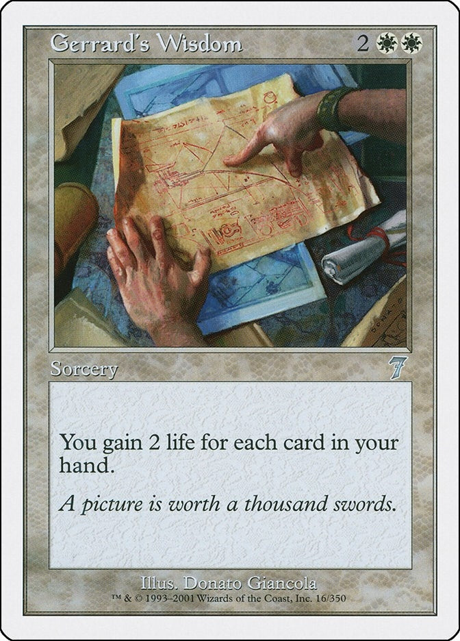 Gerrard’s Wisdom (16) [7ED] - MTG Single