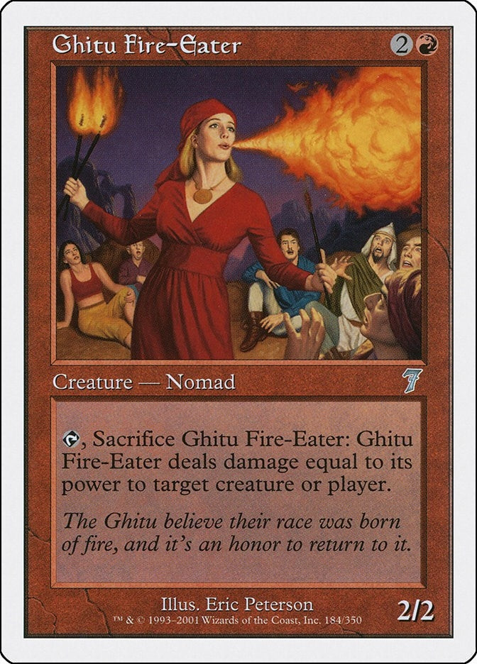 Ghitu Fire-Eater (184) [7ED] - MTG Single