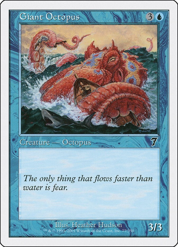 Giant Octopus (77) [7ED] - MTG Single