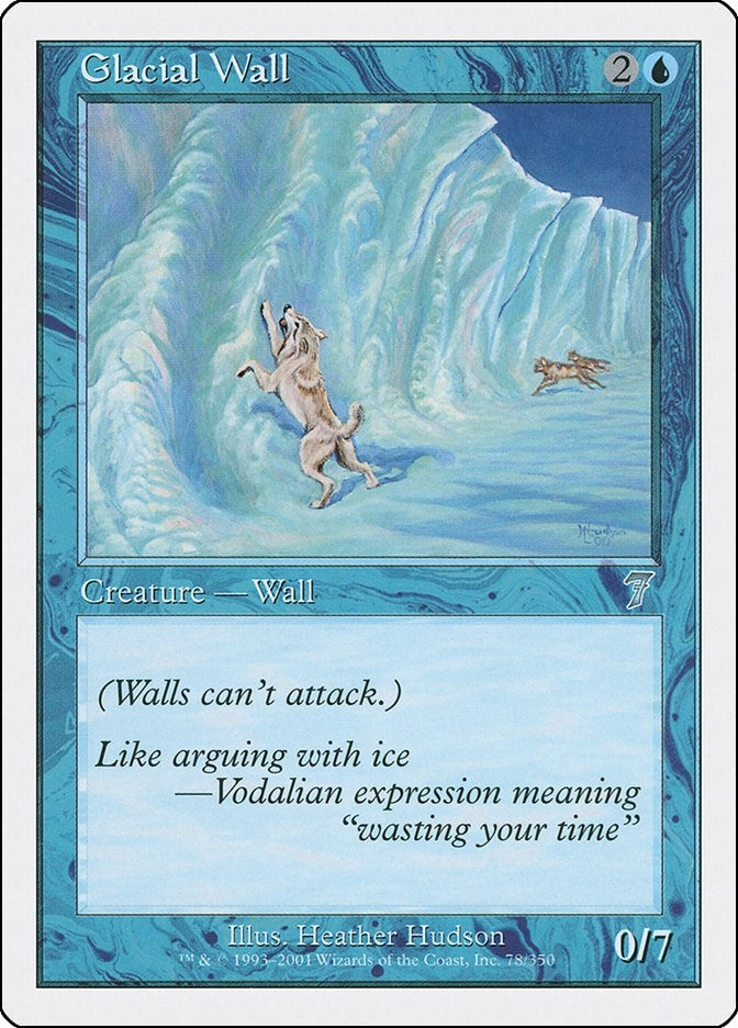 Glacial Wall (78) [7ED] - MTG Single