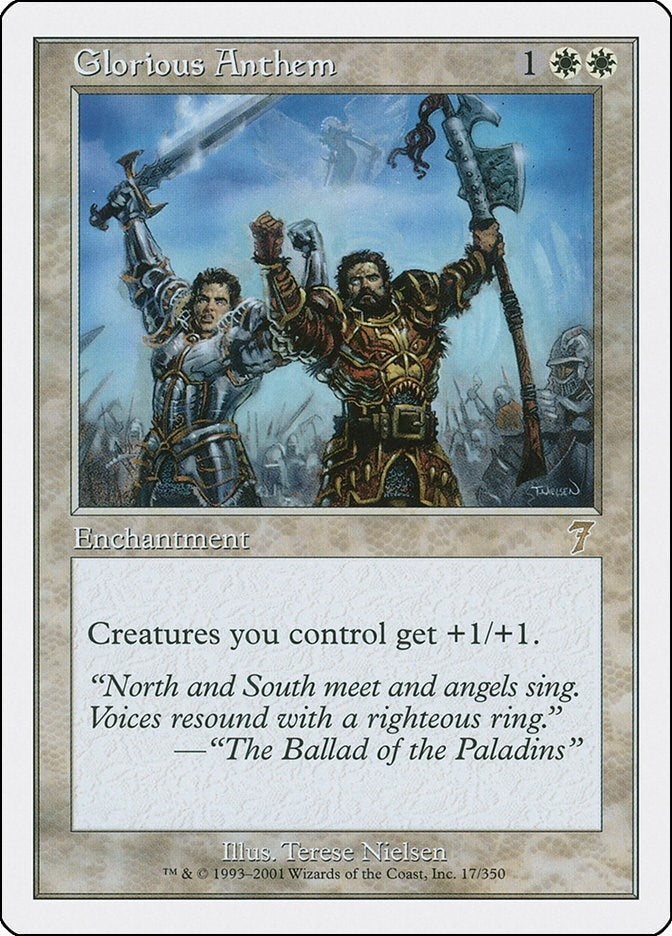 Glorious Anthem (17) [7ED] - MTG Single