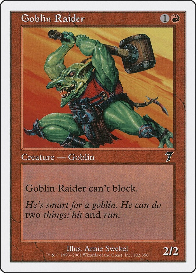 Goblin Raider (192) [7ED] - MTG Single