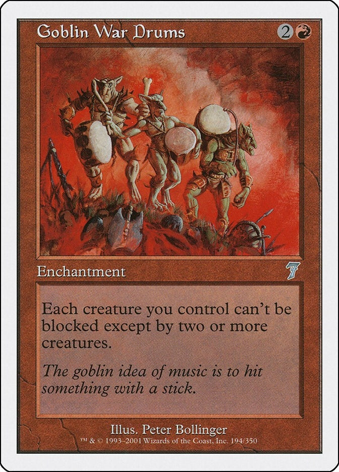 Goblin War Drums (194) [7ED] - MTG Single