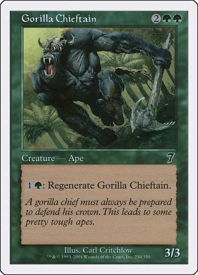 Gorilla Chieftain (250) [7ED] - MTG Single
