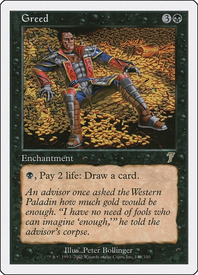 Greed (140) [7ED] - MTG Single