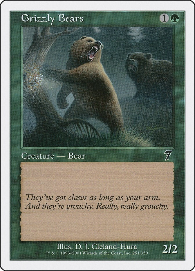 Grizzly Bears (251) [7ED] - MTG Single