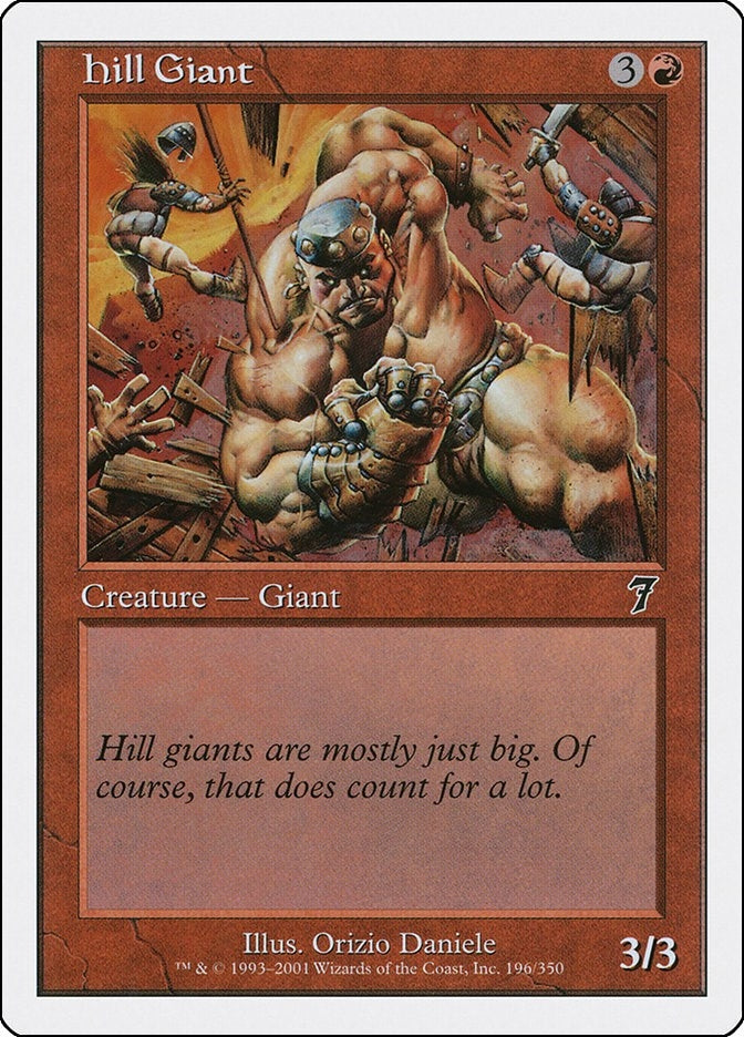 Hill Giant (196) [7ED] - MTG Single