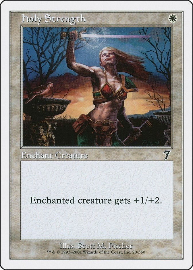 Holy Strength (20) [7ED] - MTG Single