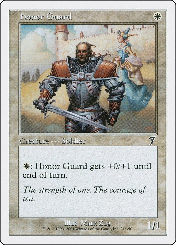 Honor Guard (21) [7ED] - MTG Single
