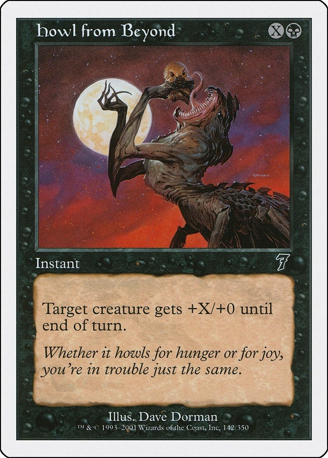 Howl from Beyond (142) [7ED] - MTG Single