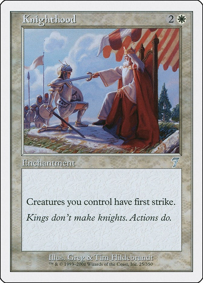Knighthood (25) [7ED] - MTG Single