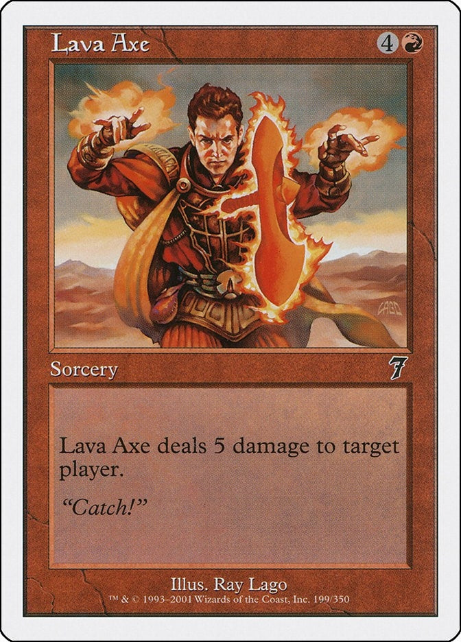 Lava Axe (199) [7ED] - MTG Single