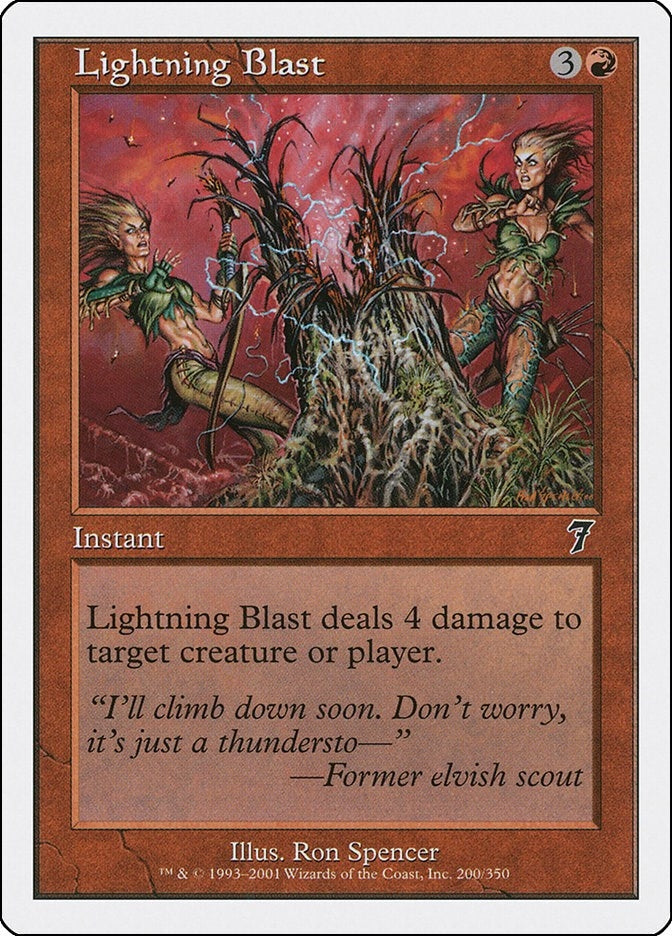 Lightning Blast (200) [7ED] - MTG Single