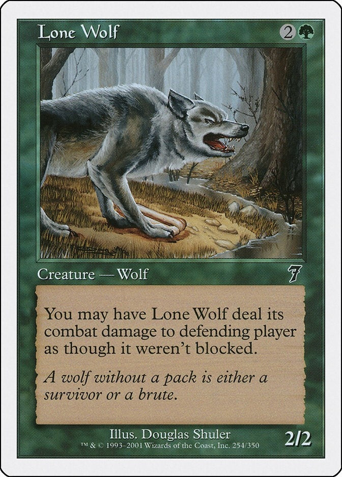 Lone Wolf (254) [7ED] - MTG Single