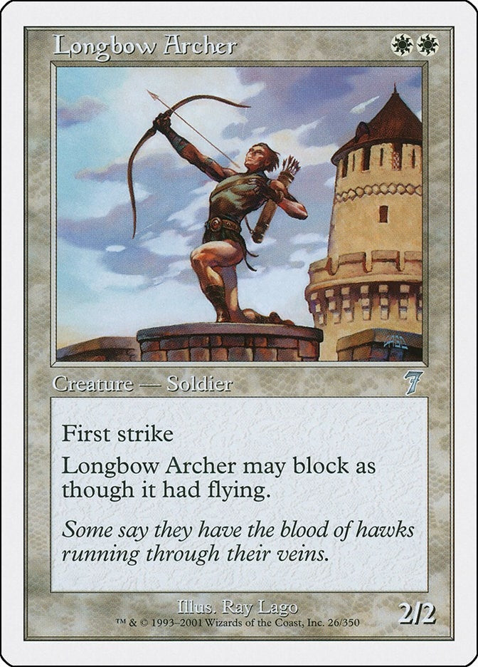 Longbow Archer (26) [7ED] - MTG Single