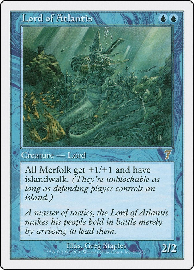 Lord of Atlantis (83) [7ED] - MTG Single