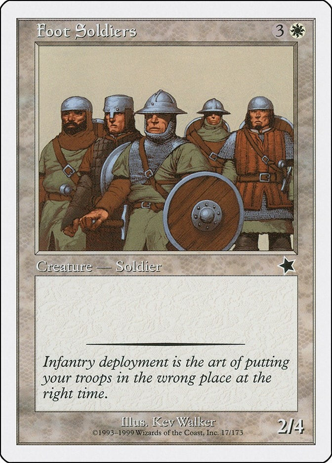 Foot Soldiers (17) [S99] - MTG Single