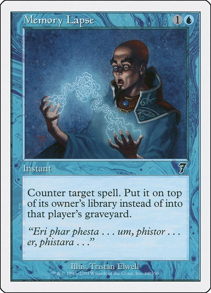 Memory Lapse (88) [7ED] - MTG Single