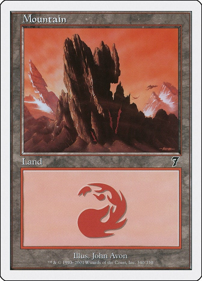 Mountain (340) (340) [7ED] - MTG Single