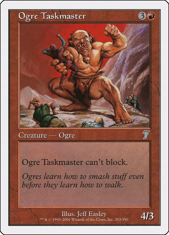 Ogre Taskmaster (203) [7ED] - MTG Single