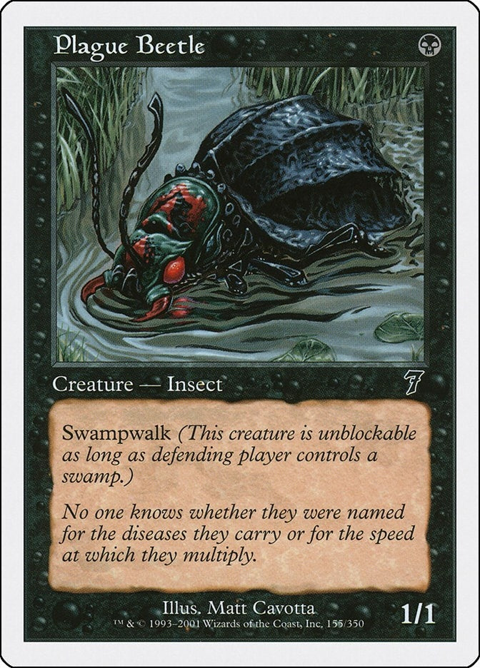 Plague Beetle (155) [7ED] - MTG Single