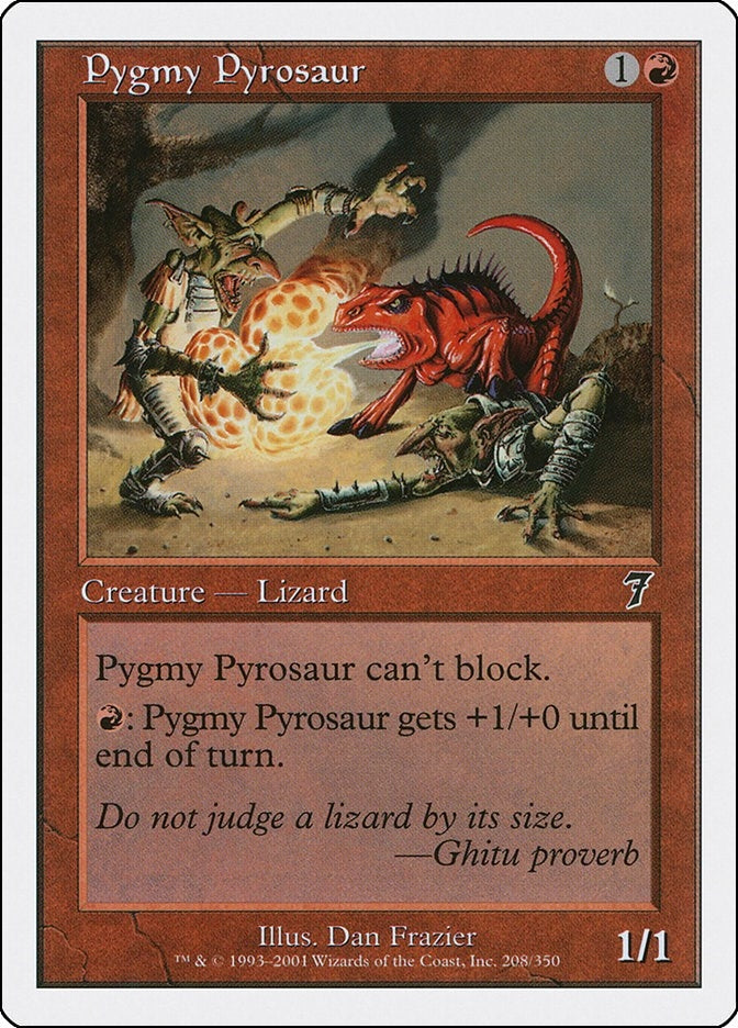 Pygmy Pyrosaur (208) [7ED] - MTG Single