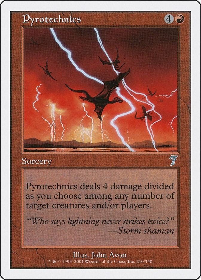 Pyrotechnics (210) [7ED] - MTG Single