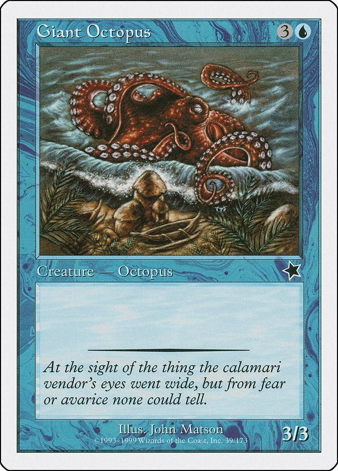 Giant Octopus (39) [S99] - MTG Single