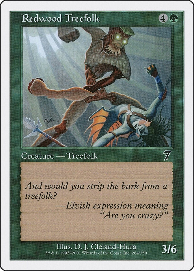 Redwood Treefolk (264) [7ED] - MTG Single