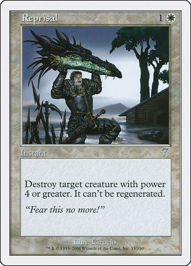 Reprisal (33) [7ED] - MTG Single