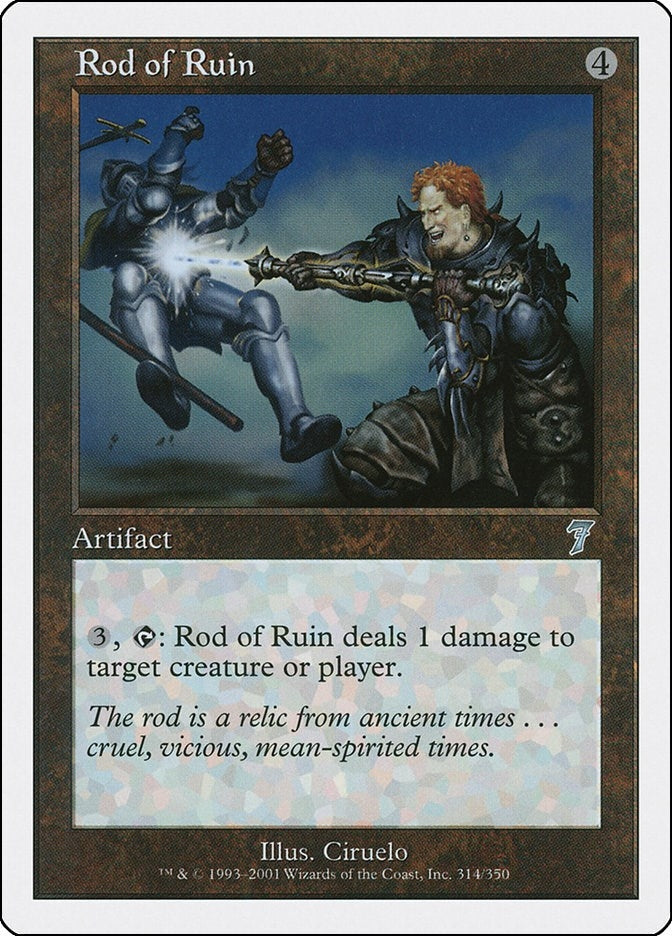 Rod of Ruin (314) [7ED] - MTG Single