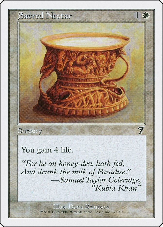 Sacred Nectar (37) [7ED] - MTG Single