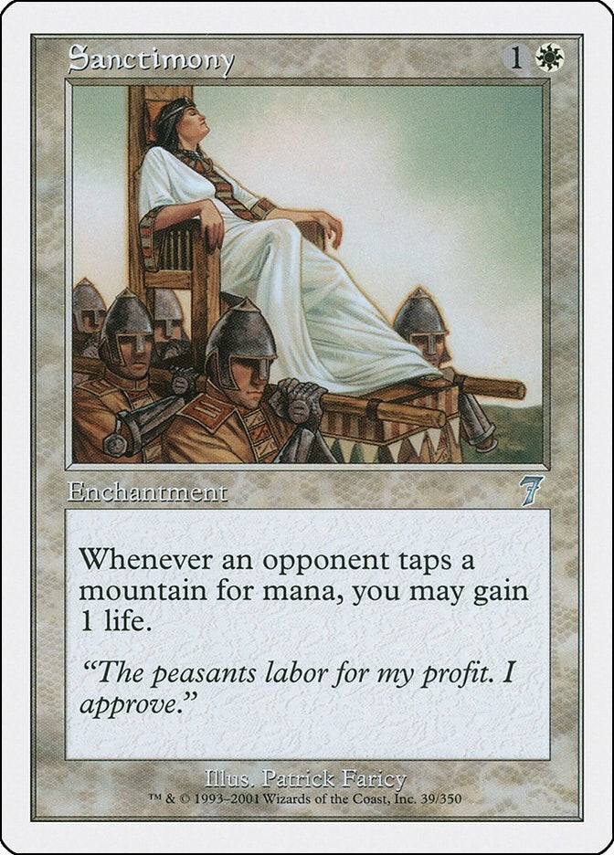 Sanctimony (39) [7ED] - MTG Single