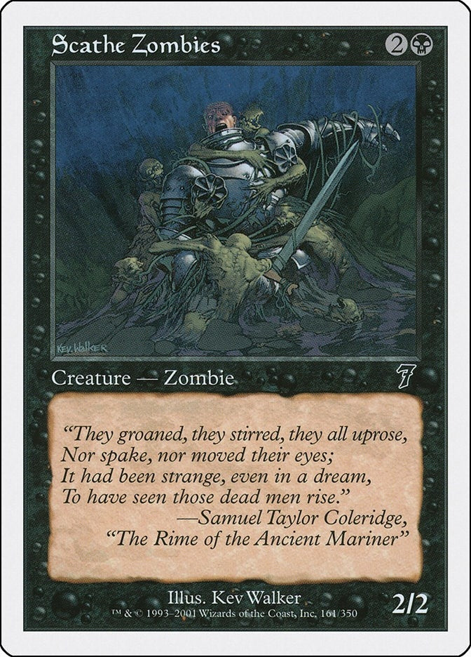 Scathe Zombies (161) [7ED] - MTG Single