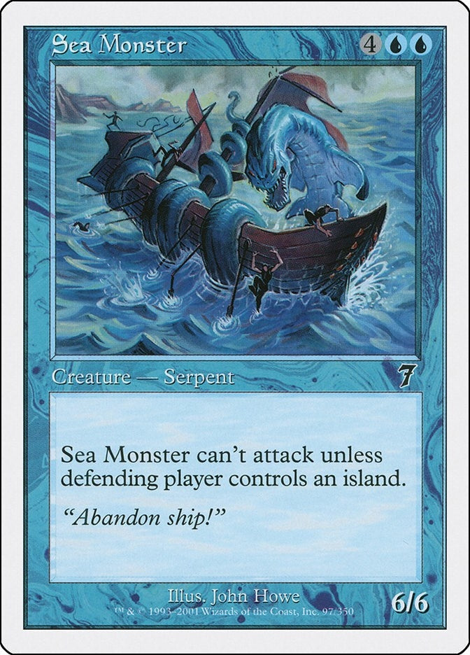 Sea Monster (97) [7ED] - MTG Single