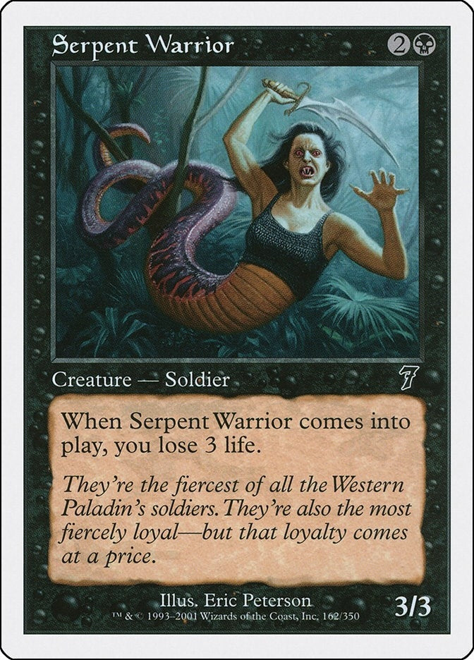 Serpent Warrior (162) [7ED] - MTG Single