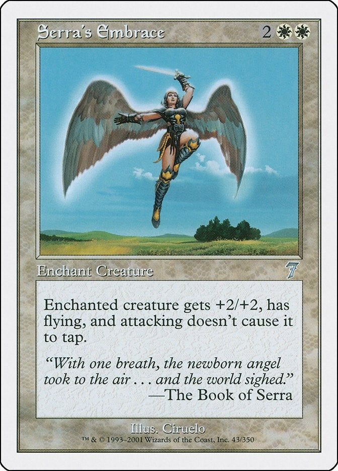 Serra’s Embrace (43) [7ED] - MTG Single