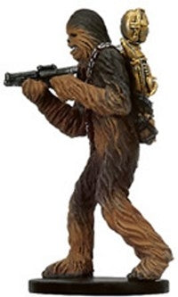 Chewbacca with C-3PO - Star Wars Miniatures Sealed