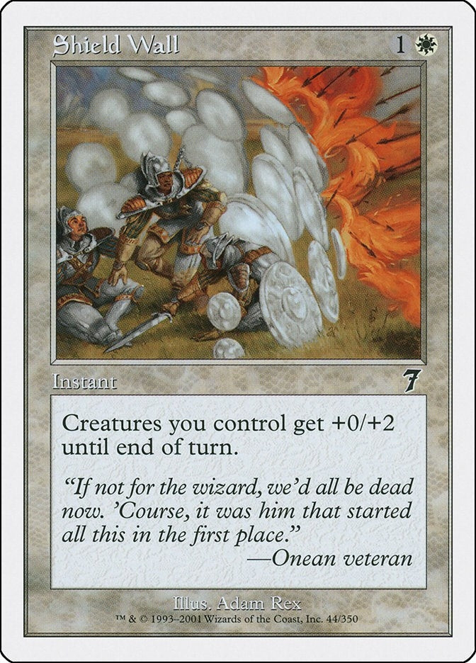 Shield Wall (44) [7ED] - MTG Single