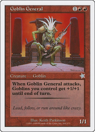 Goblin General (101) [S99] - MTG Single