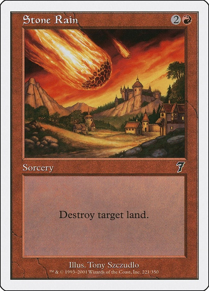 Stone Rain (221) [7ED] - MTG Single