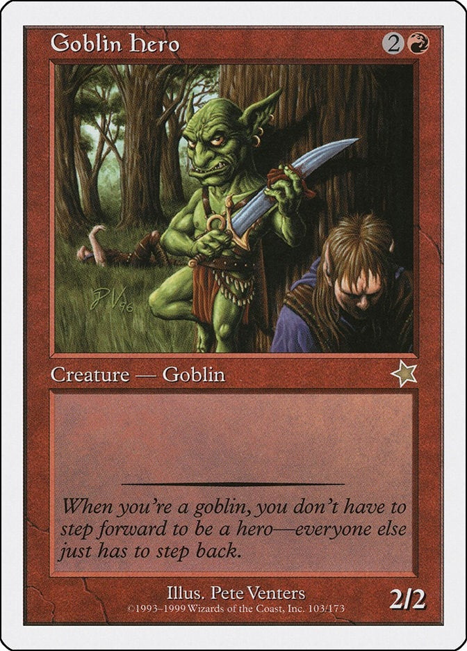 Goblin Hero (103) [S99] - MTG Single