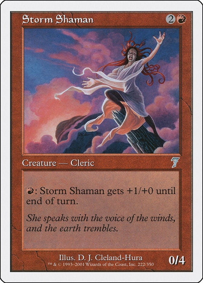Storm Shaman (222) [7ED] - MTG Single