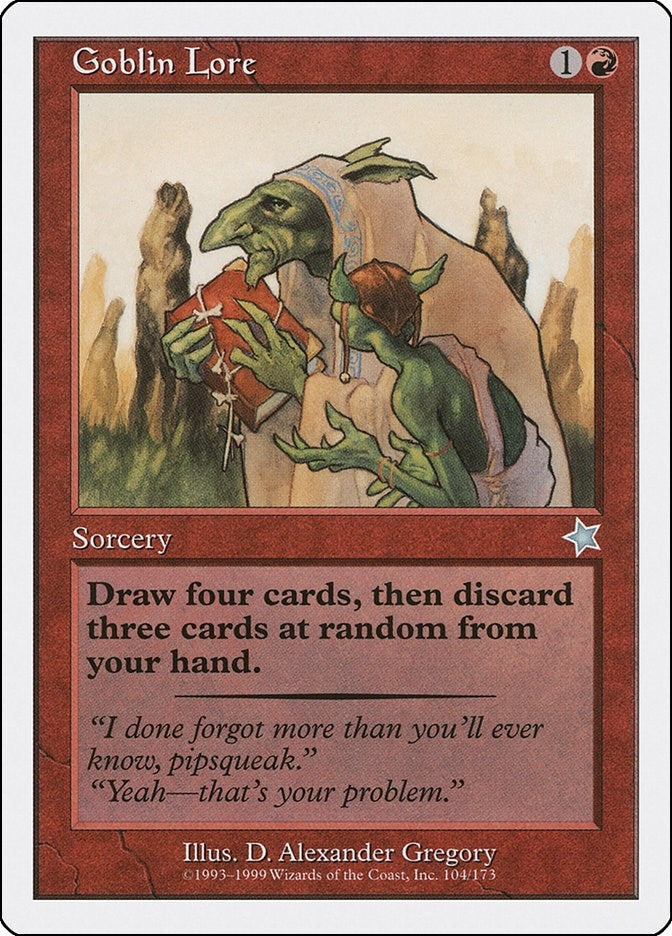 Goblin Lore (104) [S99] - MTG Single