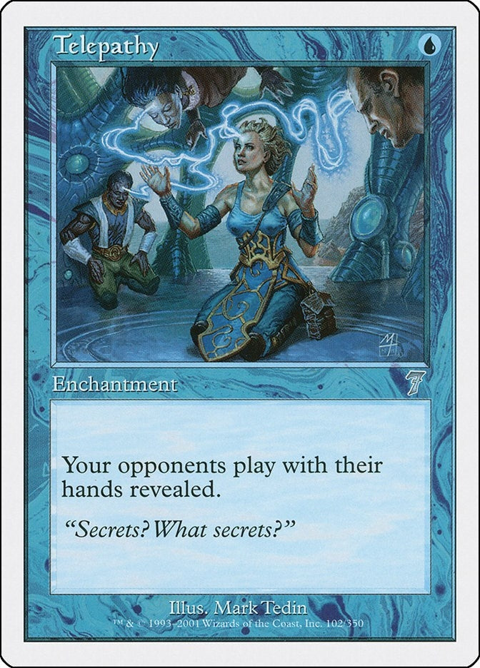 Telepathy (102) [7ED] - MTG Single
