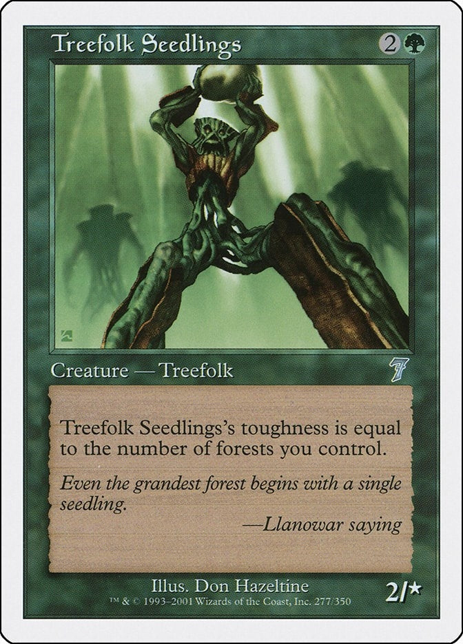 Treefolk Seedlings (277) [7ED] - MTG Single