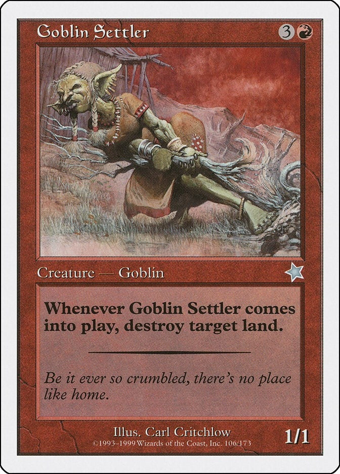 Goblin Settler (106) [S99] - MTG Single